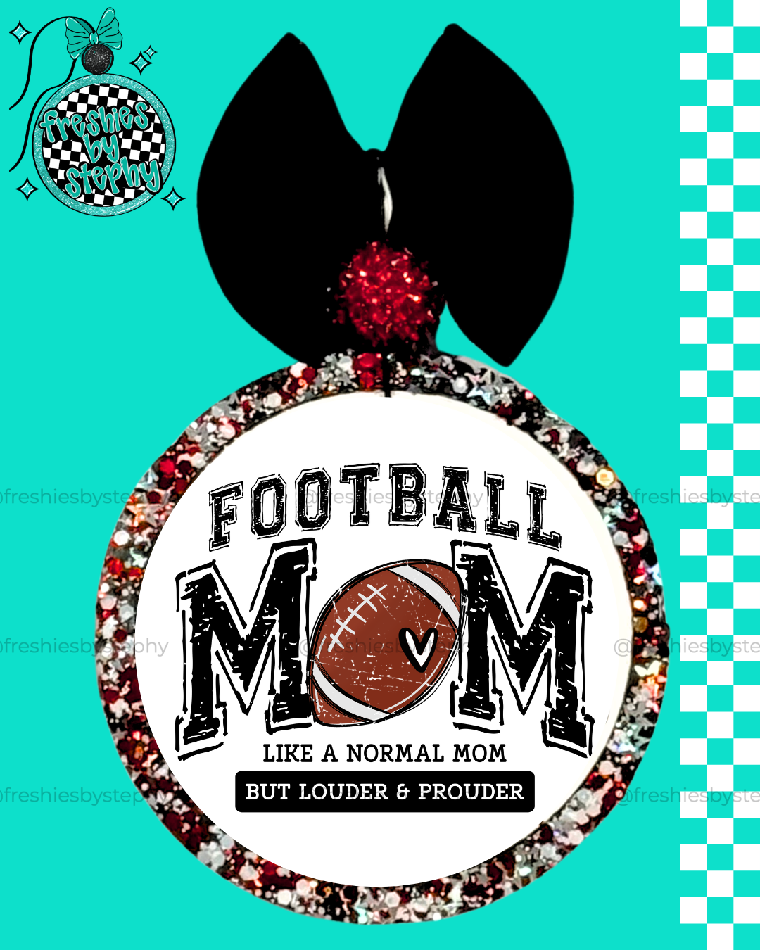 Football Mom Car Air Freshener | Loud Proud Sports Mom Gift