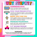 Why choose handmade car freshies from Freshies By Stephy.