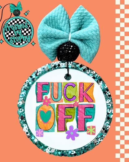 Fuck Off Car Freshie – Funny Sarcastic Car Air Freshener