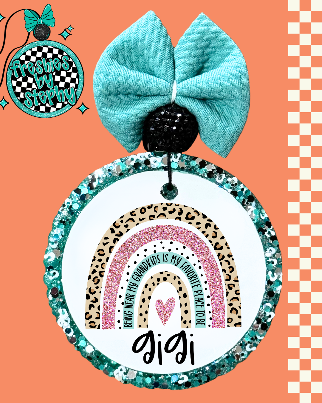 Gigi Grandkids Car Freshie – Grandma Gift Car Air Freshener