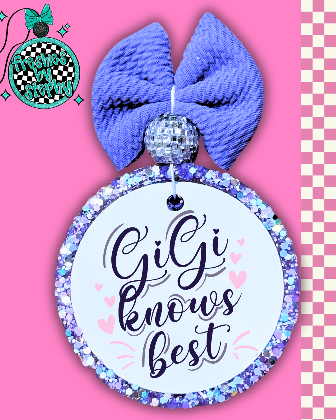 Gigi Knows Best Car Freshie – Gigi Gift Car Air Freshener