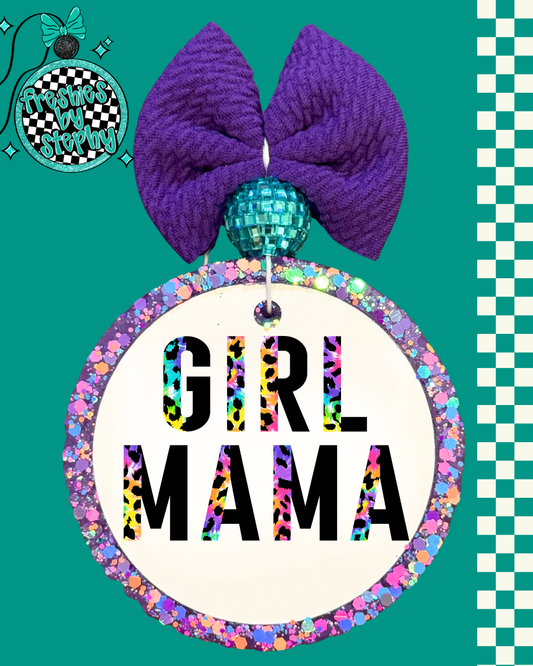 Girl Mama Car Freshie | Cute Mom Car Air Freshener | Trendy Mama Gift