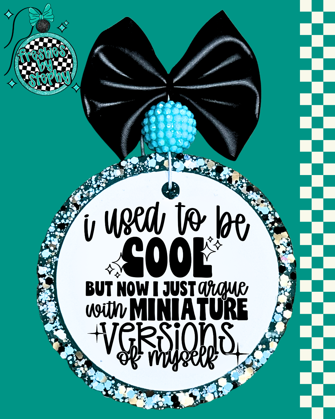 I Used to Be Cool Car Air Freshener | Funny Parenting Life Gift