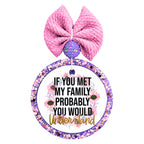 If You Met My Family, You Would Understand