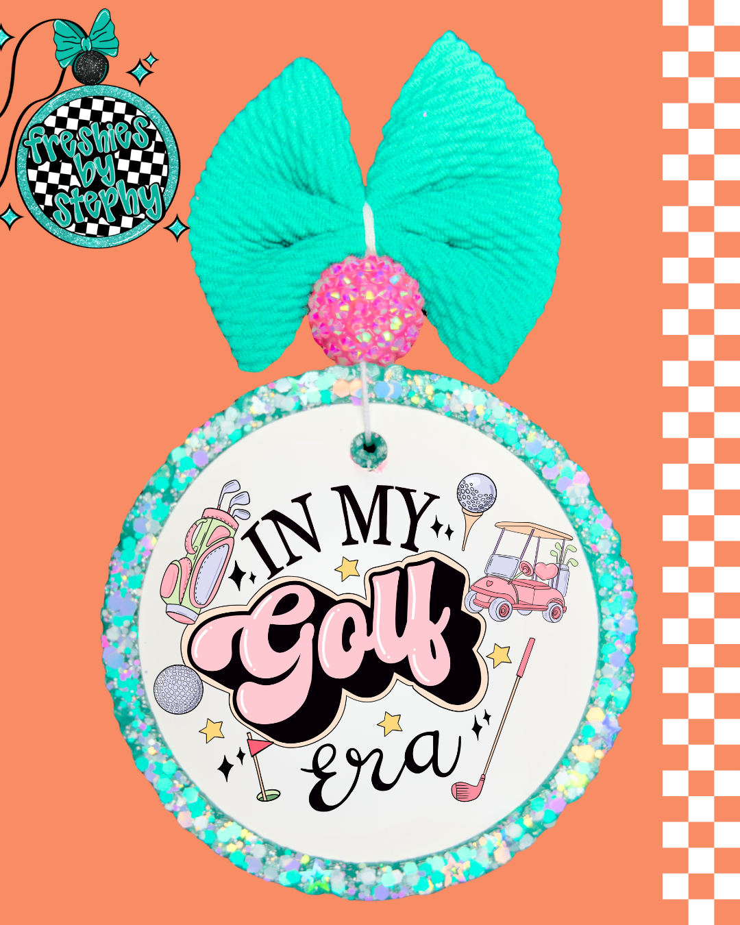 In My Golf Era Car Air Freshener | Cute Golf Girl Gift