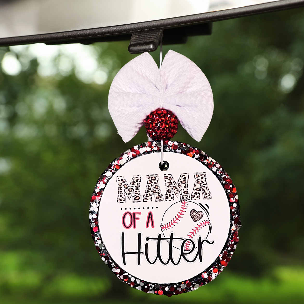 Mama Of A Hitter - Baseball Mom Car Freshie