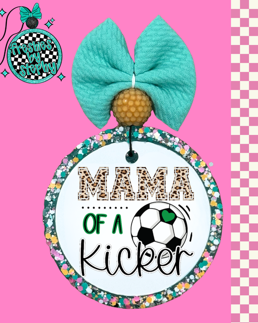 Soccer Mom Car Freshie | Mama of a Kicker Gift | Sports Mom Air Freshener