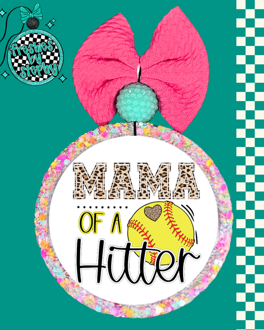 Softball Mom Car Freshie | Mama of a Hitter Gift