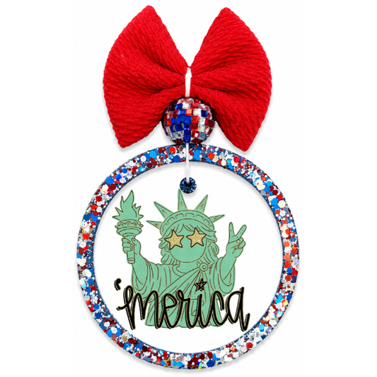 ’Merica Statue of Liberty Patriotic Car Freshie