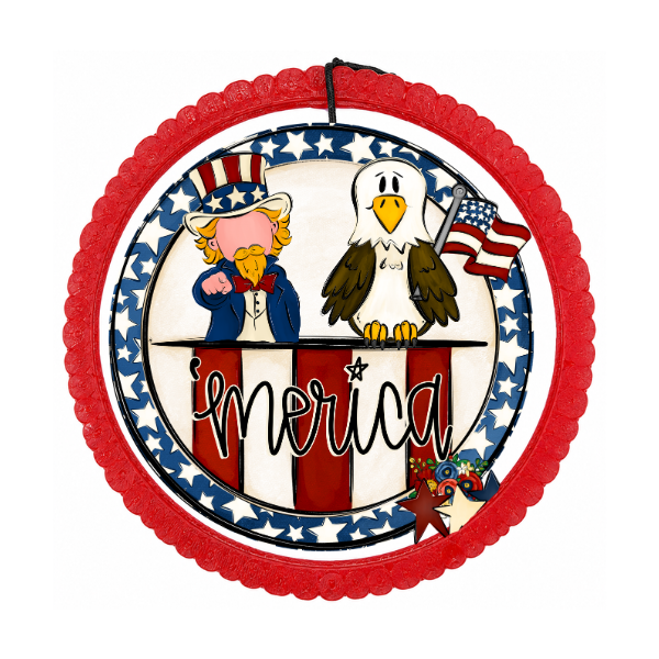 ’Merica Eagle Patriotic Freshie