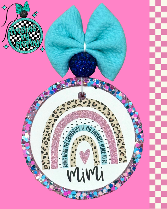 Mimi Freshie – “My Grandkids Favorite Place to Be” Car Air Freshener Gift