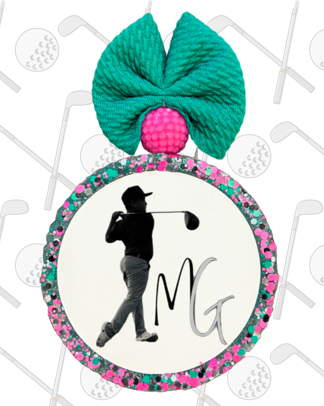 Moose.Golfs Signature Bow Freshie – Golf Car Freshener