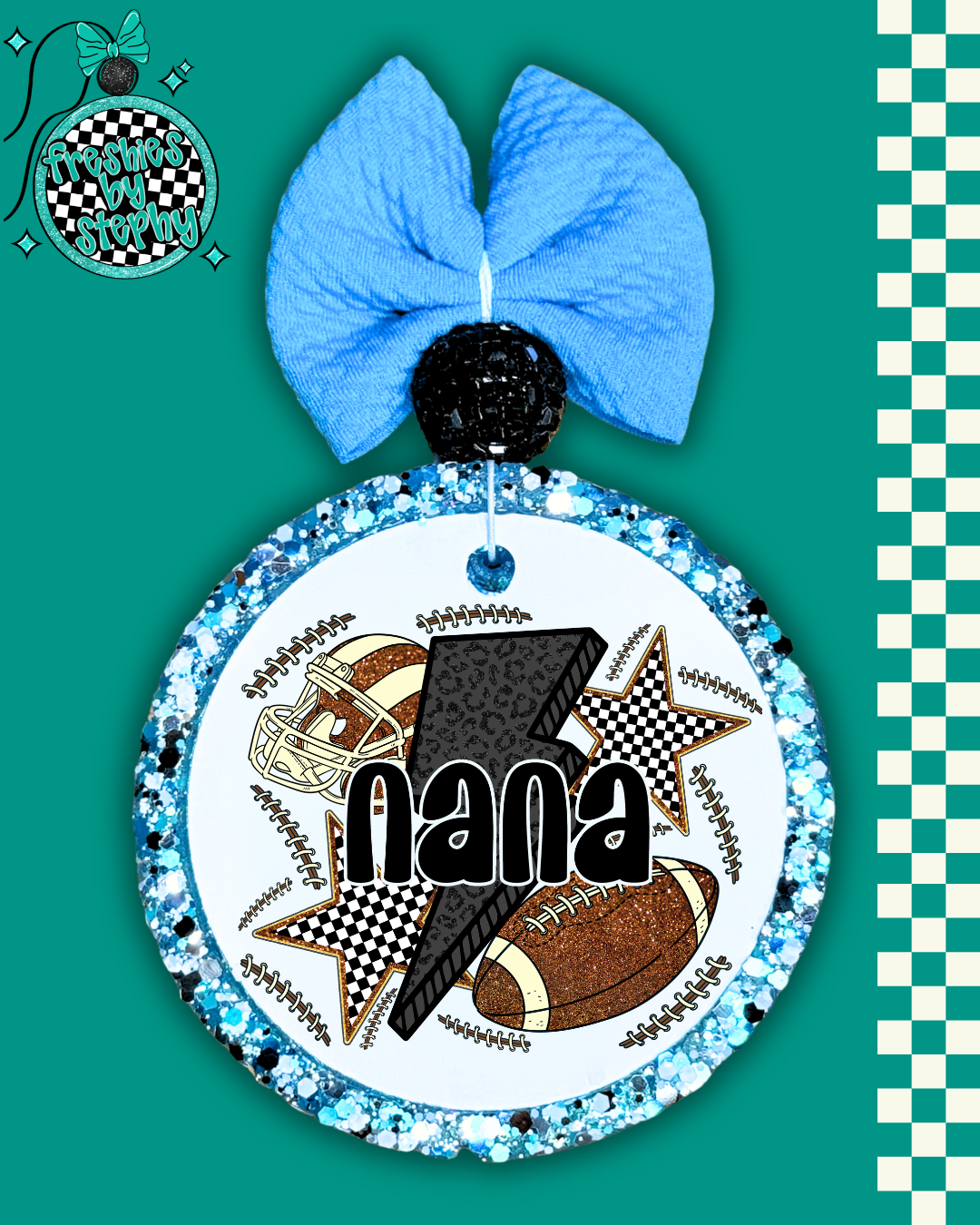 Football Nana Car Freshie | Sports Grandma Gift