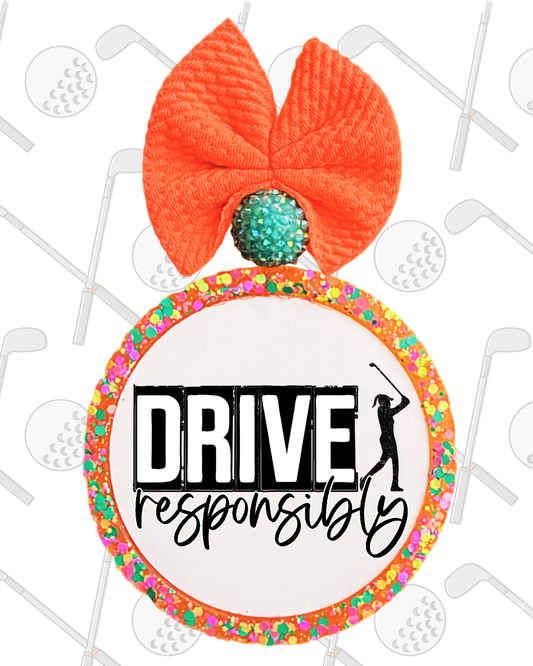 Drive Responsibly Women Golf Freshie – Funny Golf Car Freshener