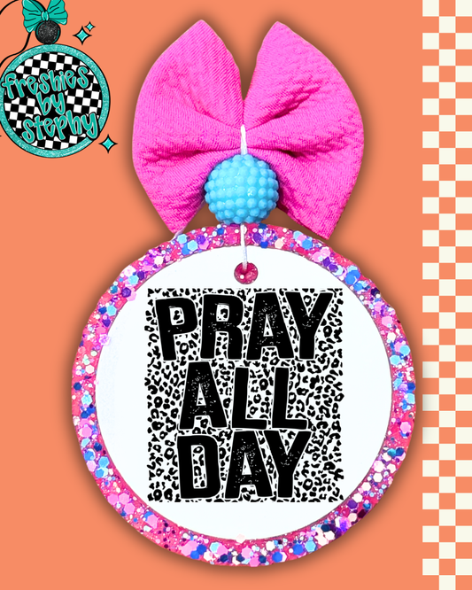 Pray All Day Christian Freshie – Bold Faith Car Air Freshener