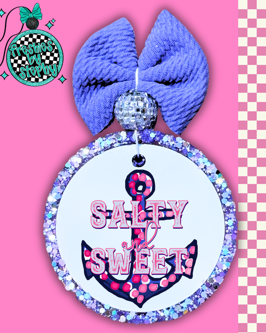 Salty and Sweet Freshie – Beach Anchor Car Air Freshener