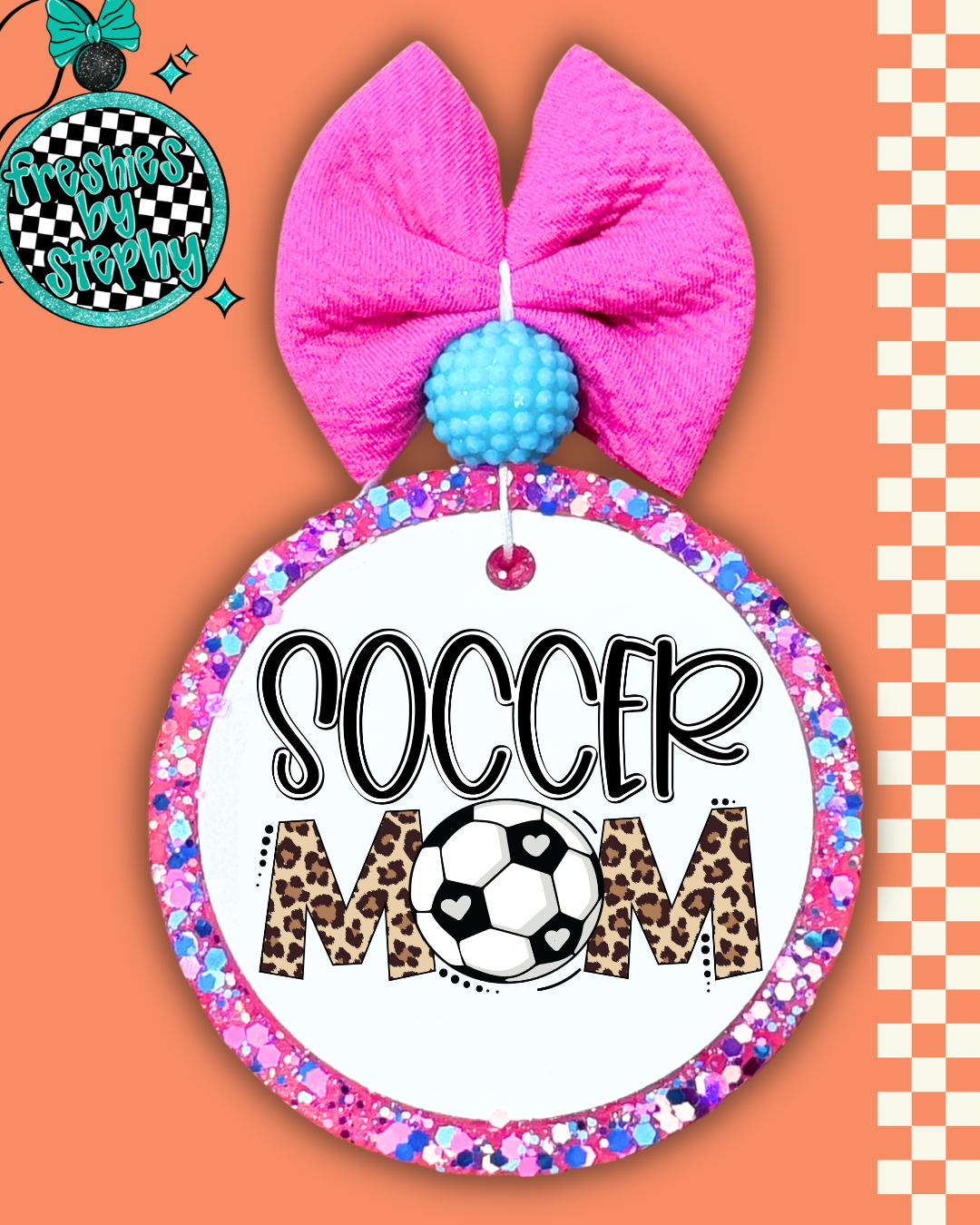 Soccer Mom Car Freshie | Sports Mom Air Freshener