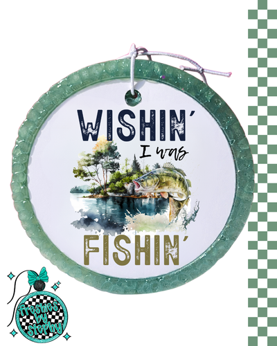 Wishin’ I Was Fishin’ – Fishing Car Freshie