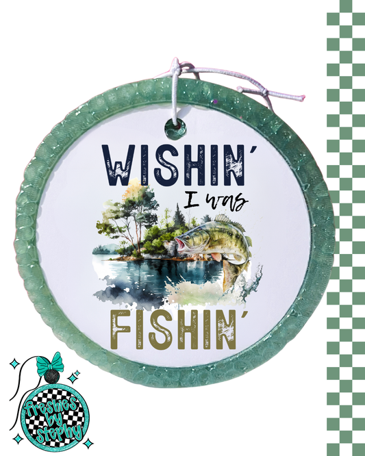 Wishin’ I Was Fishin’ – Fishing Car Freshie