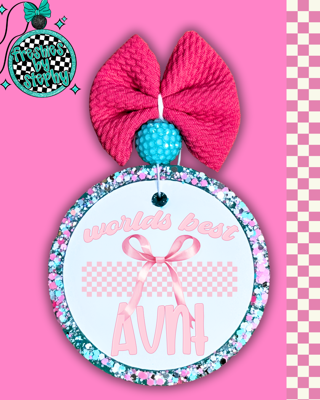 World's Best (Family Title) Coquette Pink Freshie