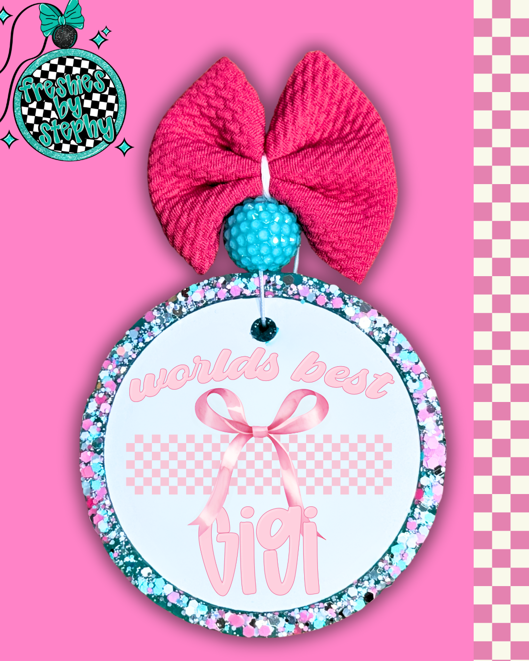 World's Best (Family Title) Coquette Pink Freshie