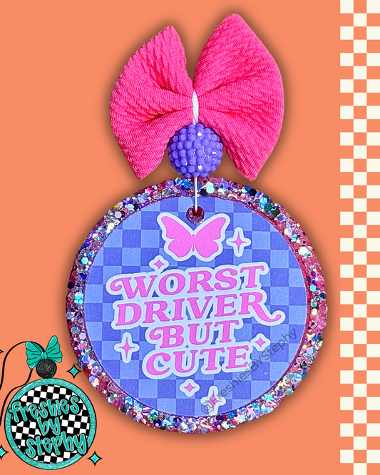 Worst Driver But Cute Freshie | Funny Car Air Freshener
